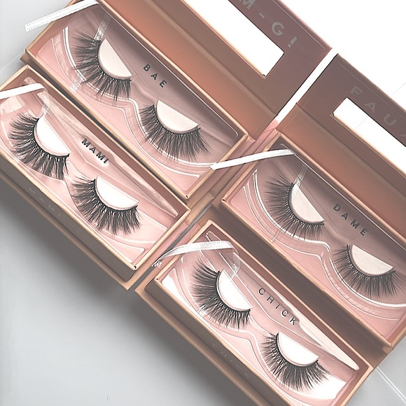 Colourpop CP Falsies Eyelashes Set of four Bae Mami Chick Dame NEW BNIB #1 - Picture 2 of 5